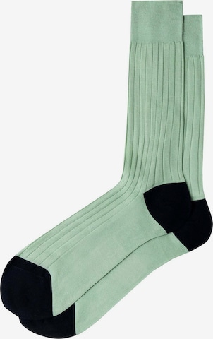 Chaussettes Hackett London en vert : devant