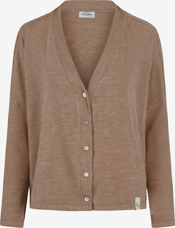 Cotton Candy Knit cardigan in Beige: front