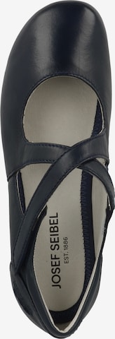 JOSEF SEIBEL Ballet Flats with Strap 'Fiona' in Blue