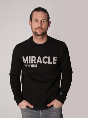 Miracle of Denim Sweatshirt in Zwart: voorkant