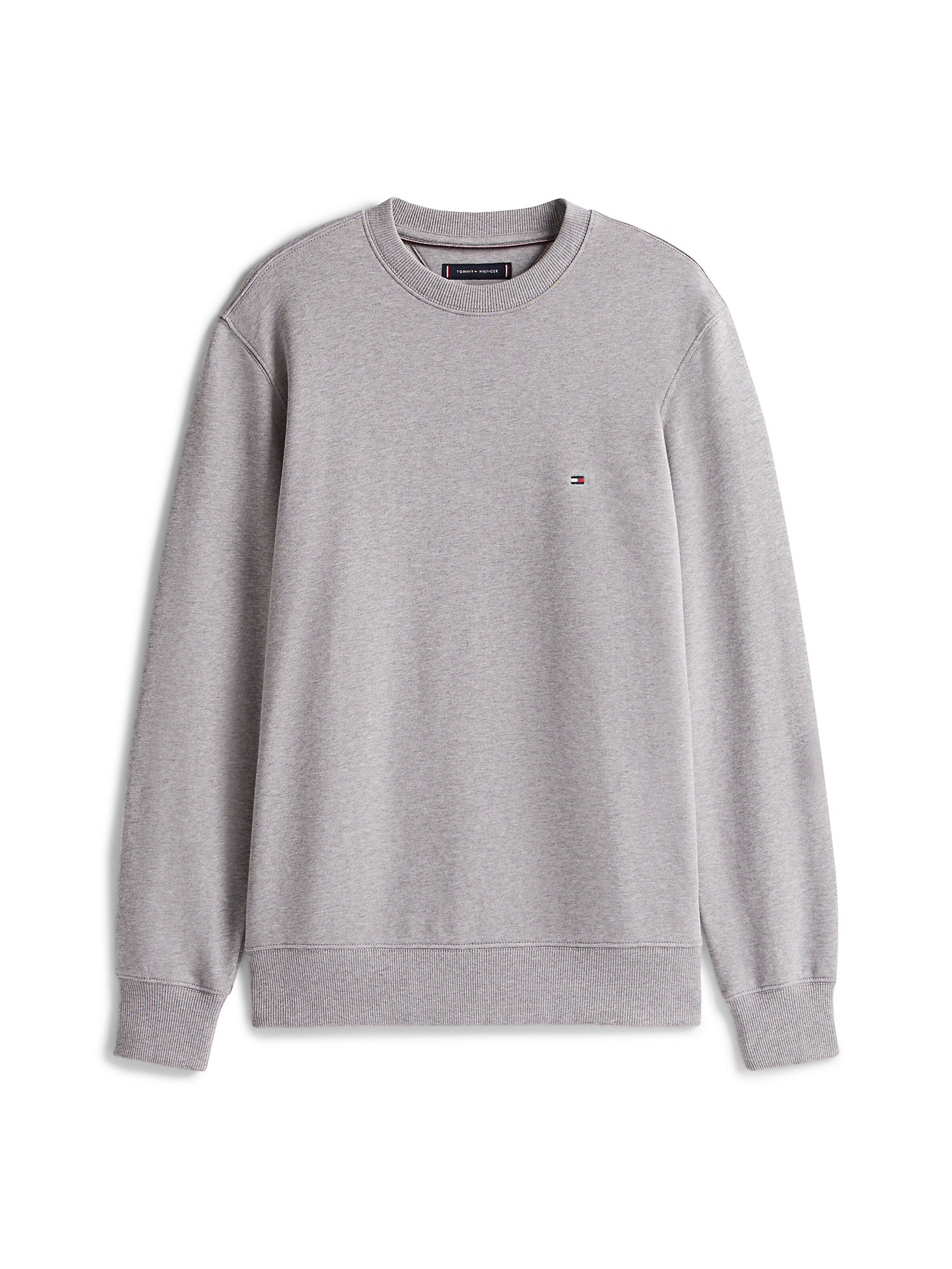 TOMMY HILFIGER Sweatshirt in Grau: Vorderseite