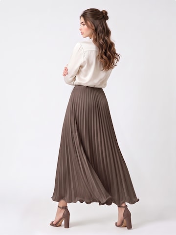 TorWeit Skirt 'PLISSEE ROCK' in Brown