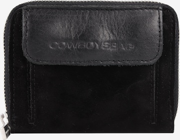 Cowboysbag Portemonnee 'Calmar' in Zwart: voorkant
