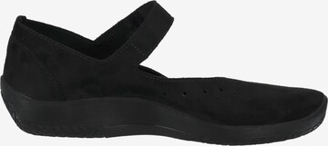 Arcopedico Ballet Flats with Strap in Black