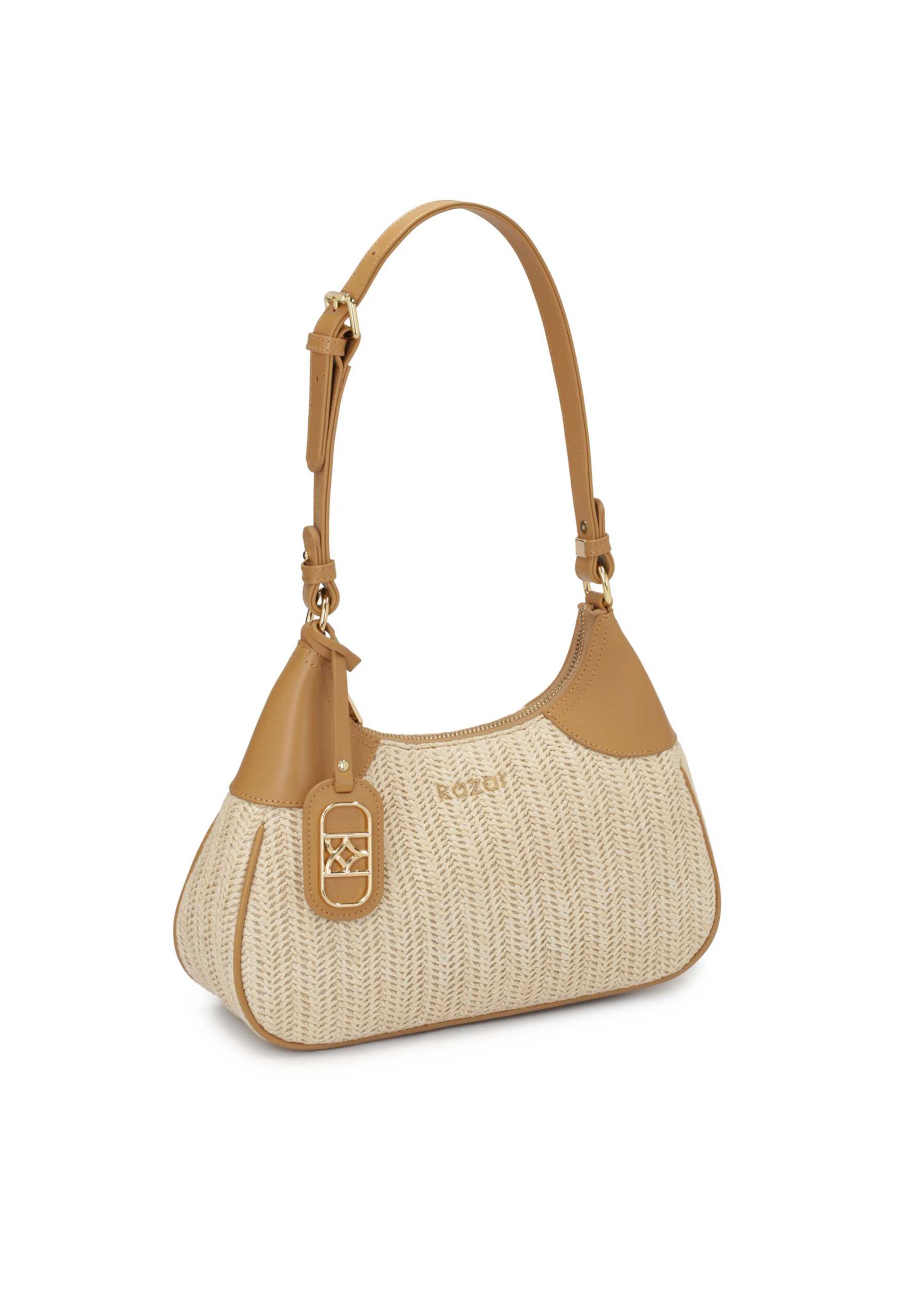 Borsa a spalla di Kazar in beige
