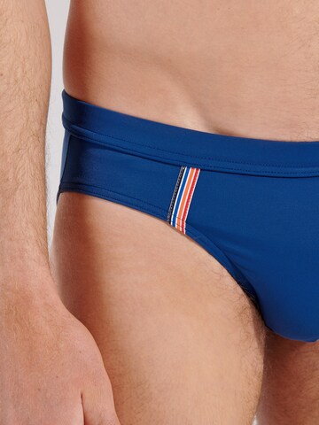 HOM Swim Trunks ' Nautical Cup ' in Blue