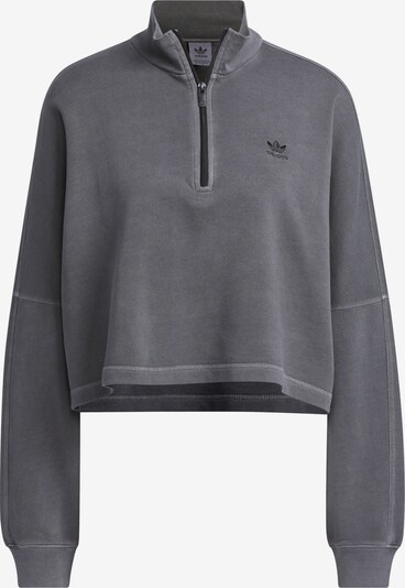 ADIDAS ORIGINALS Sweatshirt 'Essentials+' in dunkelgrau / schwarz, Produktansicht