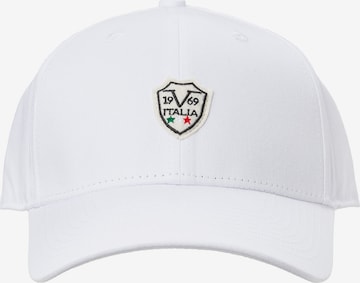 Casquette 'Ari' 19V69 ITALIA en blanc : devant