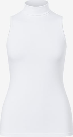 Top 'MODALINE' di fashionshowcase in bianco: frontale