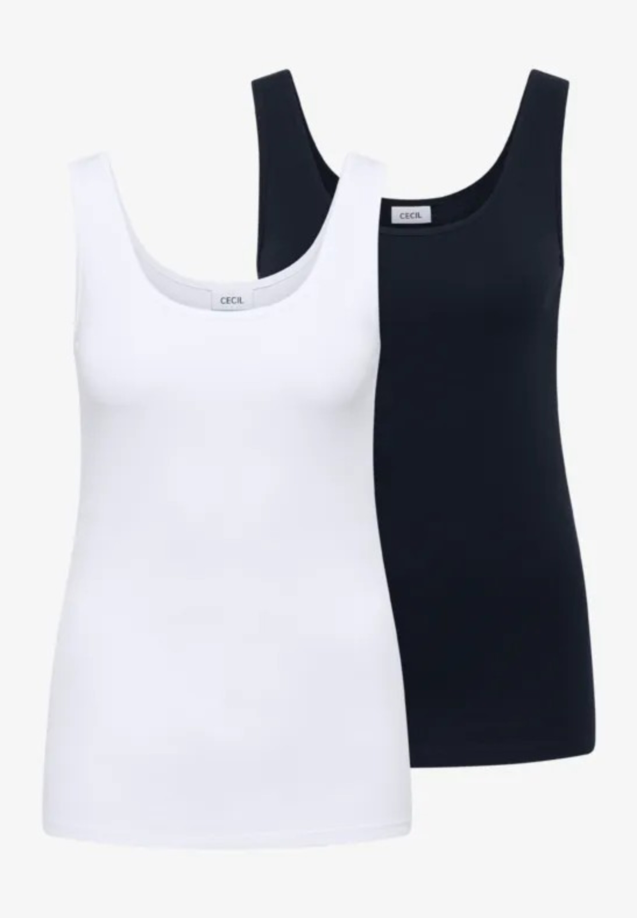 CECIL Top 'Basic' in Blau: Vorderseite