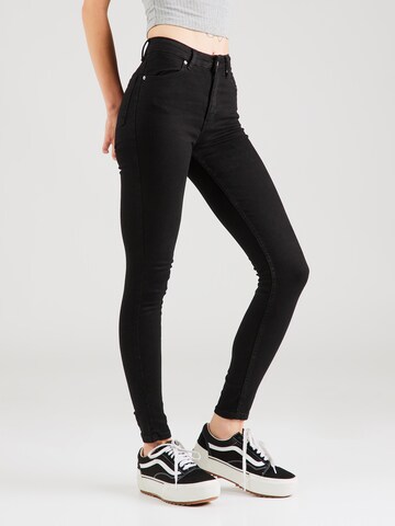 Warehouse Skinny Jeans in Black: front