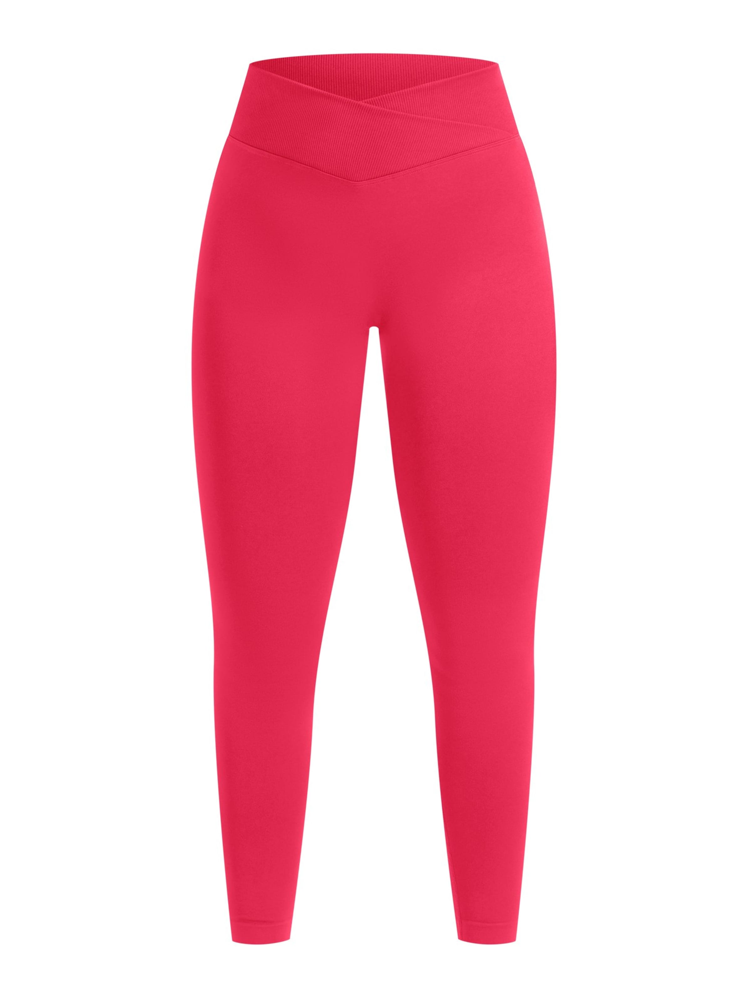 Coupe slim Leggings 'Silvia' Smilodox en rose : devant
