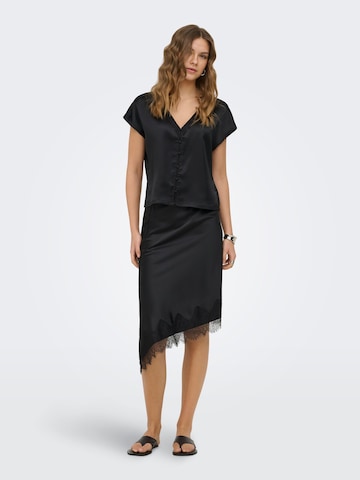 Jupe 'ONLFaraya' ONLY en noir : devant