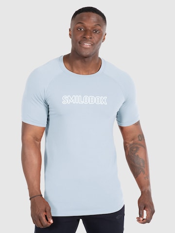 T-Shirt 'Timmy' Smilodox en bleu : devant