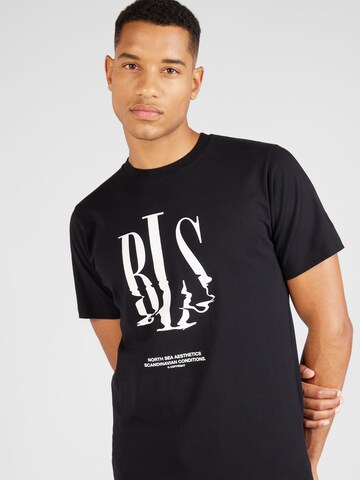 BLS HAFNIA T-Shirt 'North Sea' in Schwarz