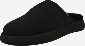 TOMS Házi cipő 'ALPARGATA MALLOW MULE' - fekete: elől