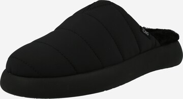 TOMS Домашни пантофи 'ALPARGATA MALLOW MULE' в черно: отпред