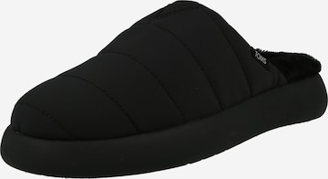 TOMS - Pantufa 'ALPARGATA MALLOW MULE' em preto: frente