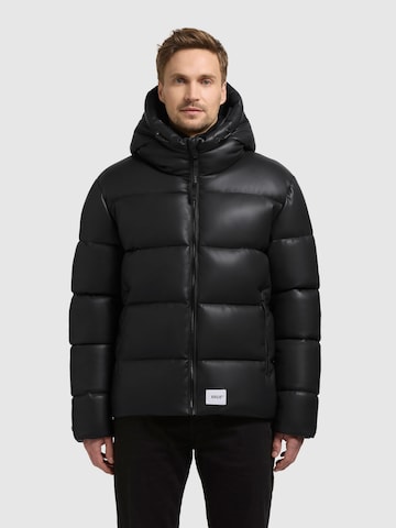 Veste d’hiver 'Coen' khujo en noir : devant