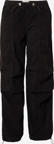 Tally Weijl Loose fit Trousers in Black: front