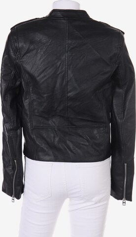 H&M Kunstlederjacke S in Schwarz