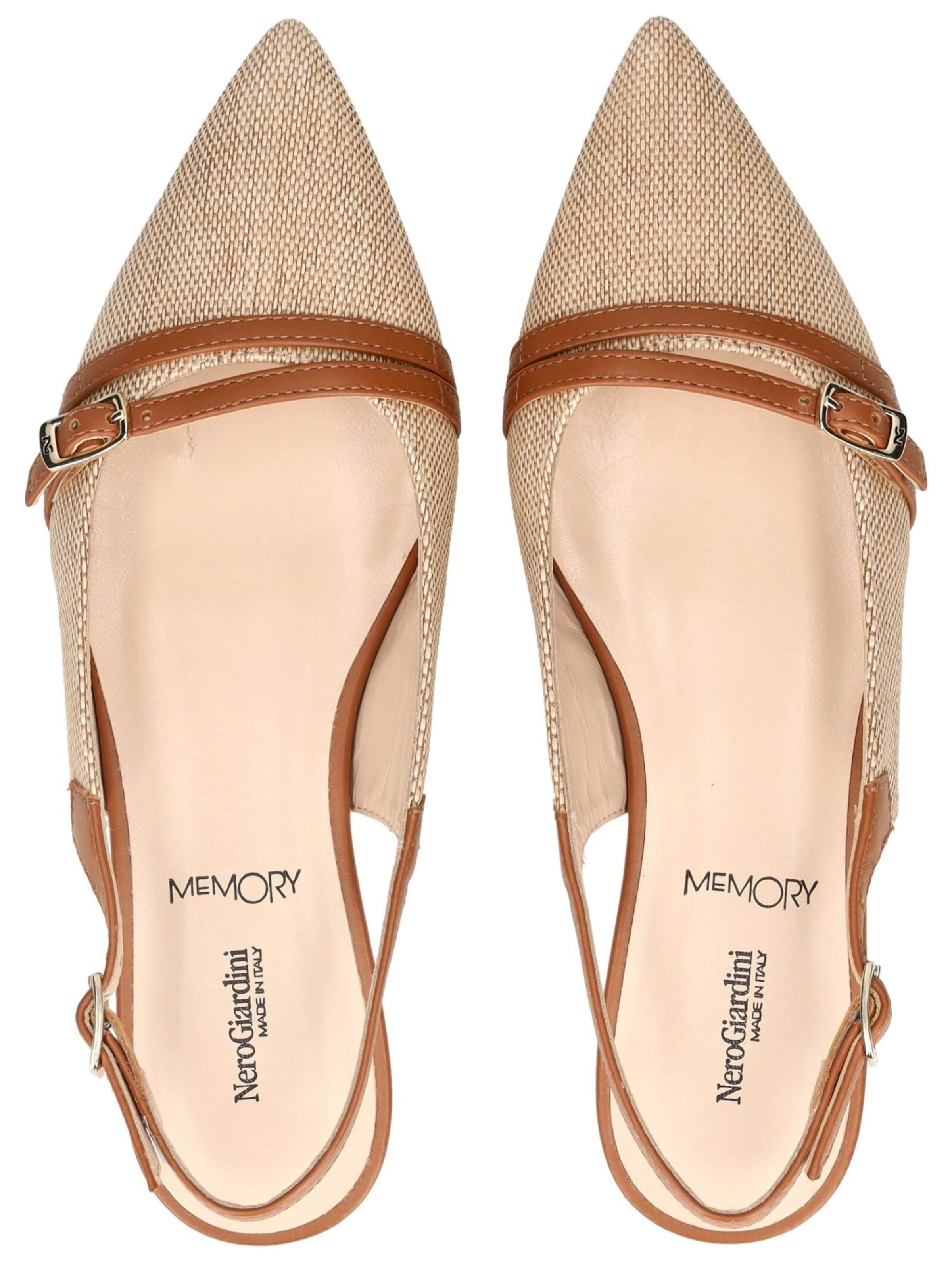 Ballerina con cinturino di Nero Giardini in marrone