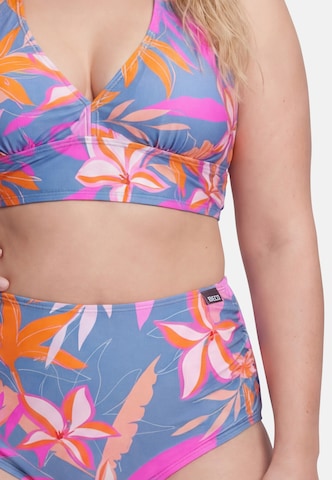 BECO the world of aquasports Bikini bottom 'Tropical Folwers' in Blue