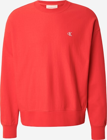 Calvin Klein Jeans Свитшот 'PREMIUM TERRY' в Красный: спереди