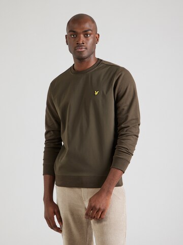 Sweat-shirt Lyle & Scott en vert : devant