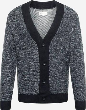 TOM TAILOR DENIM Knit Cardigan in Black: front