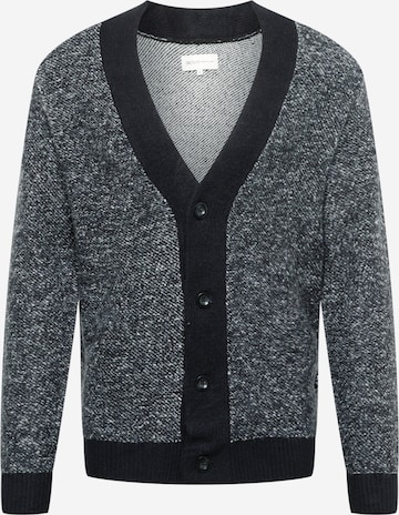 TOM TAILOR DENIM Knit Cardigan in Black: front