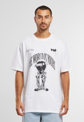 Mister Tee Shirt 'Your World' in White: front