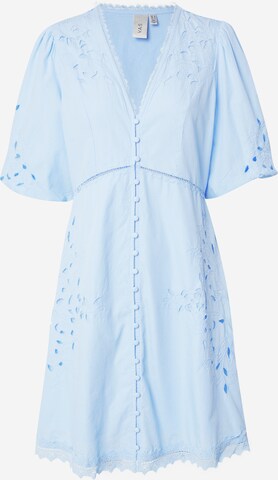 Robe-chemise 'DANA' Y.A.S en bleu : devant