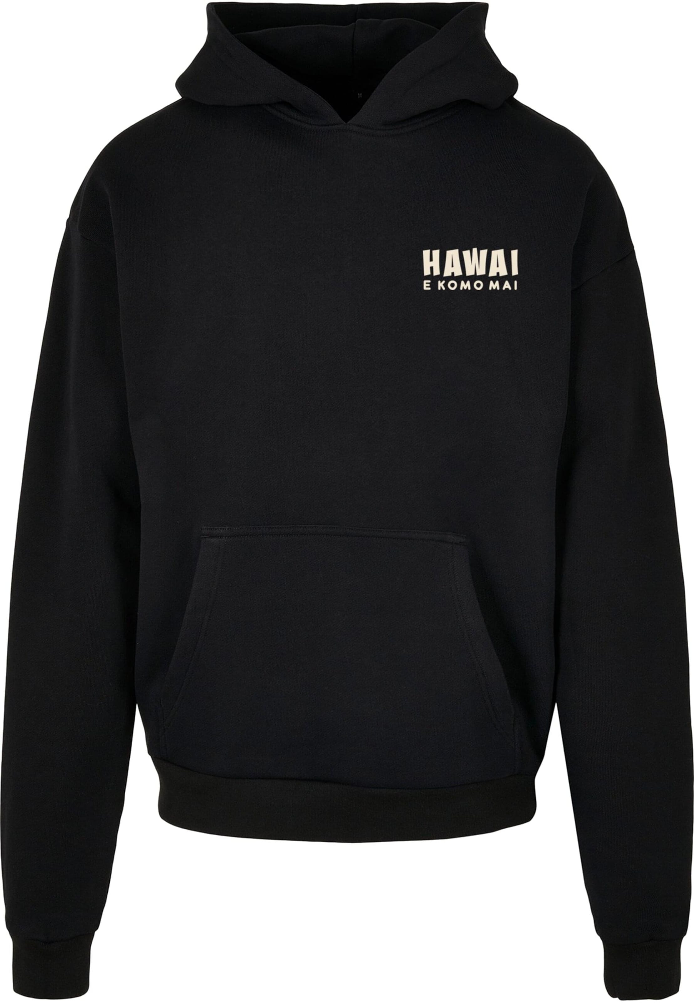 Merchcode Sweatshirt 'Hawai' in Black: front