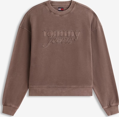 Megztinis be užsegimo iš Tommy Jeans, spalva – šokolado spalva, Prekių apžvalga