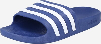 ADIDAS SPORTSWEAR Badeschuh 'Adilette Aqua' in blau / weiß, Produktansicht