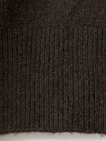 MANGO Pletena jopa 'SIMONE' | rjava barva