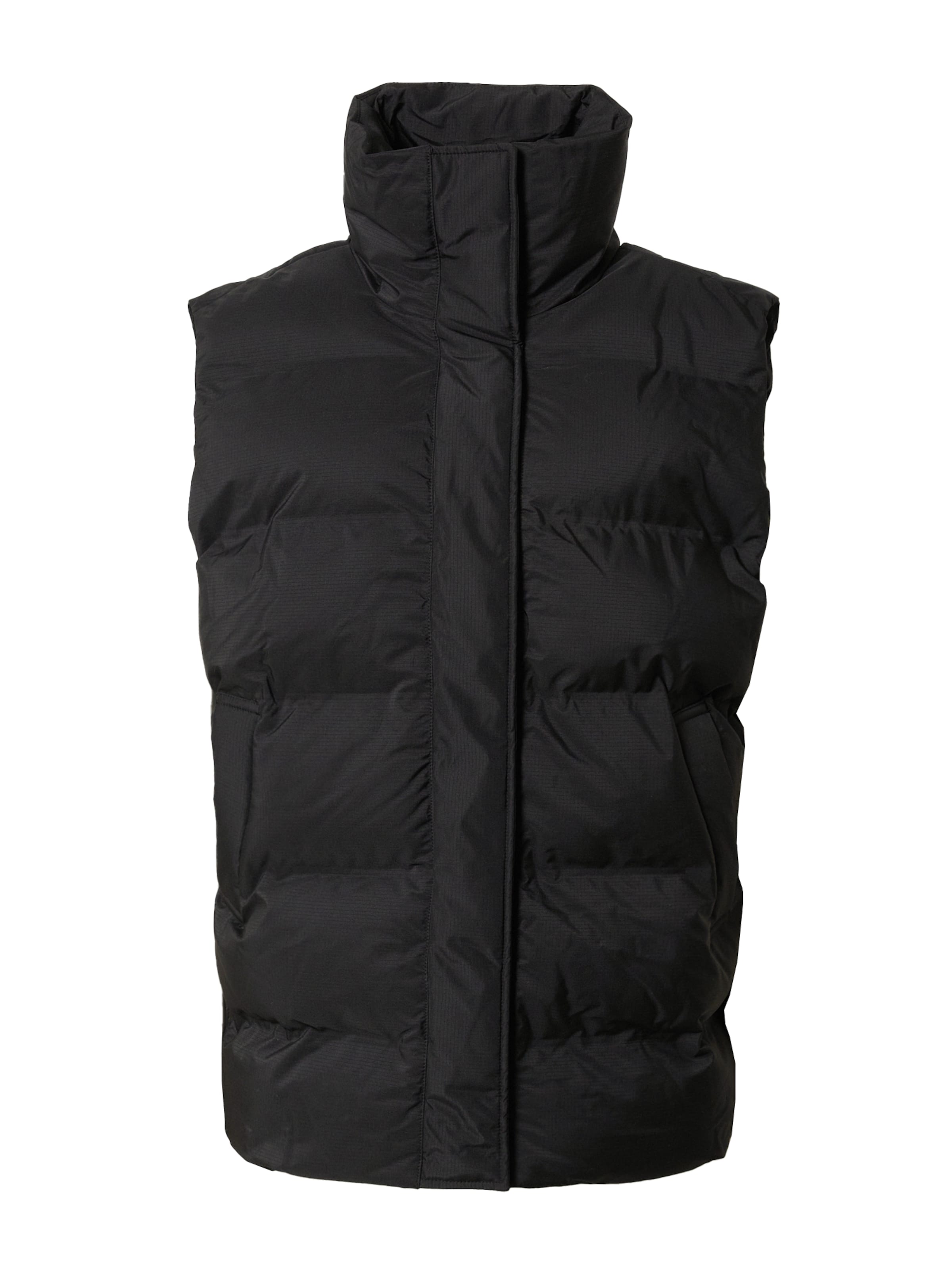 WEEKDAY Övergångsjacka 'Makali' i svart: framsida