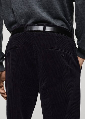 MANGO MAN Regular Hose 'Pierre' in Blau