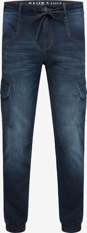 CAMP DAVID Regular Cargo Jeans 'JO:GY' in Blue: front