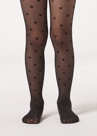CALZEDONIA Tights '50 Denier' in Black: front