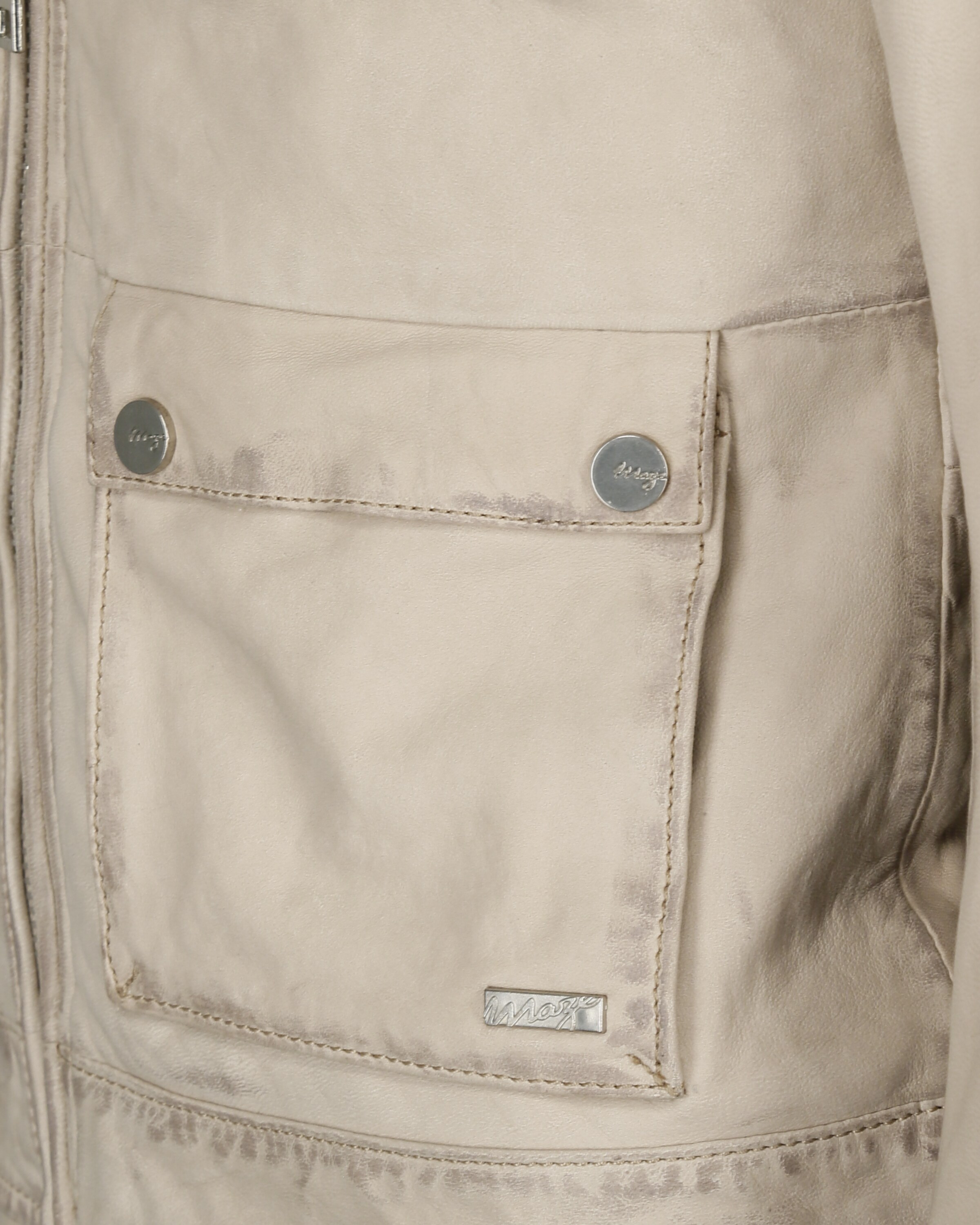 Maze Lederjacke in Beige