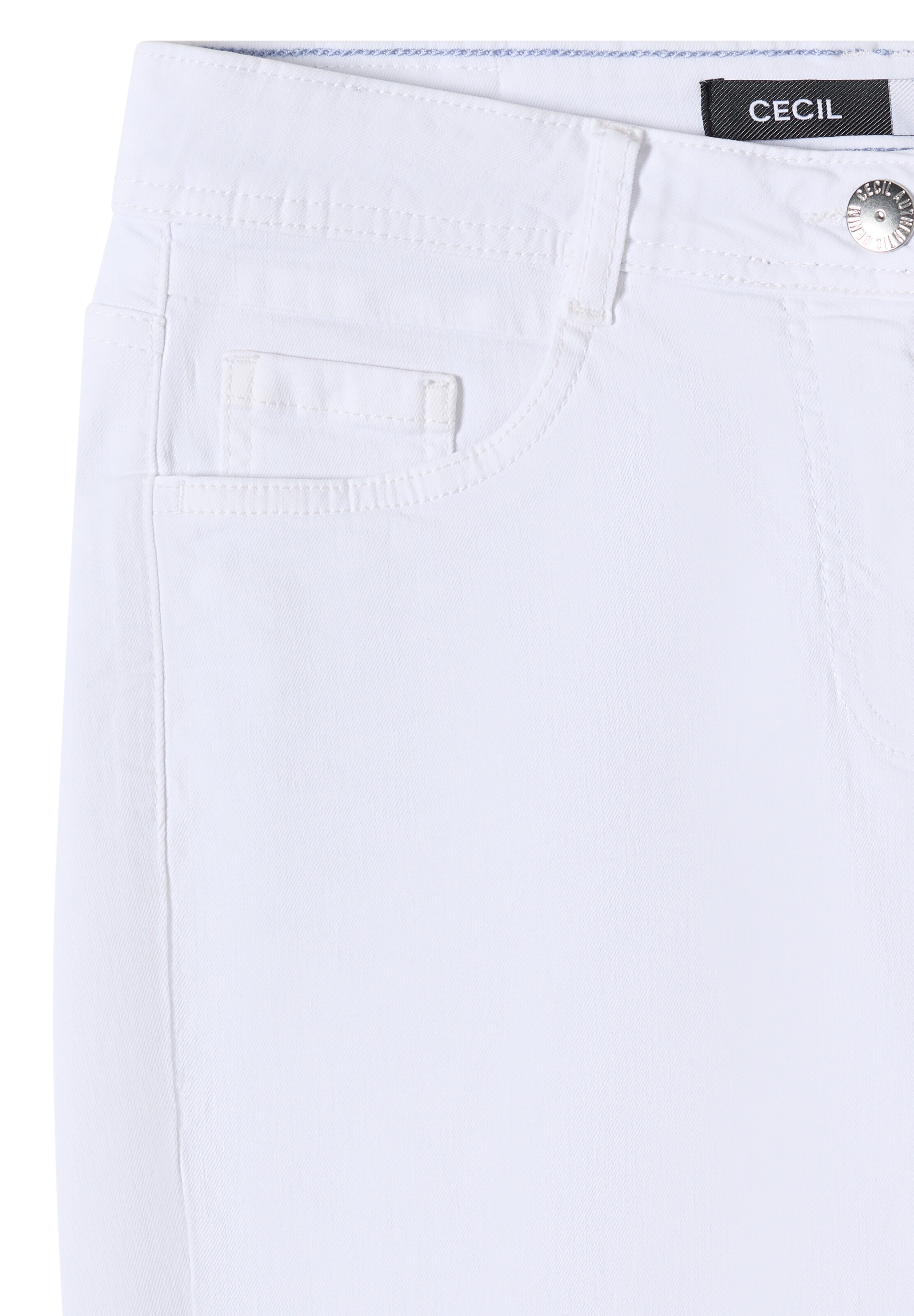 CECIL Loosefit Jeans in Weiß