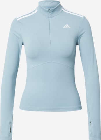 ADIDAS SPORTSWEAR - Camisa funcionais em azul: frente