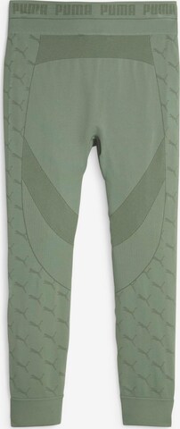 Skinny Pantaloni sport de la PUMA pe verde