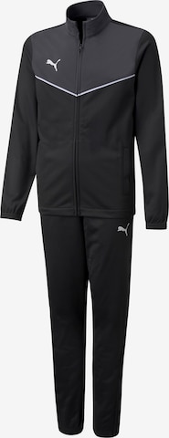 PUMA Trainingsanzug 'Individual Rise' in Schwarz: predná strana