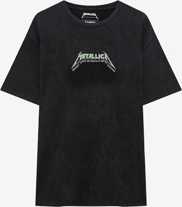 Pull&Bear T- Shirt in Schwarz: predná strana