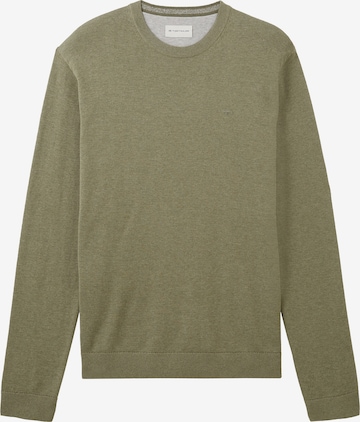 TOM TAILOR Sweater in Green: front