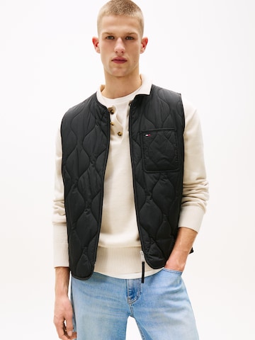 Tommy Jeans - Chaleco en negro: frente