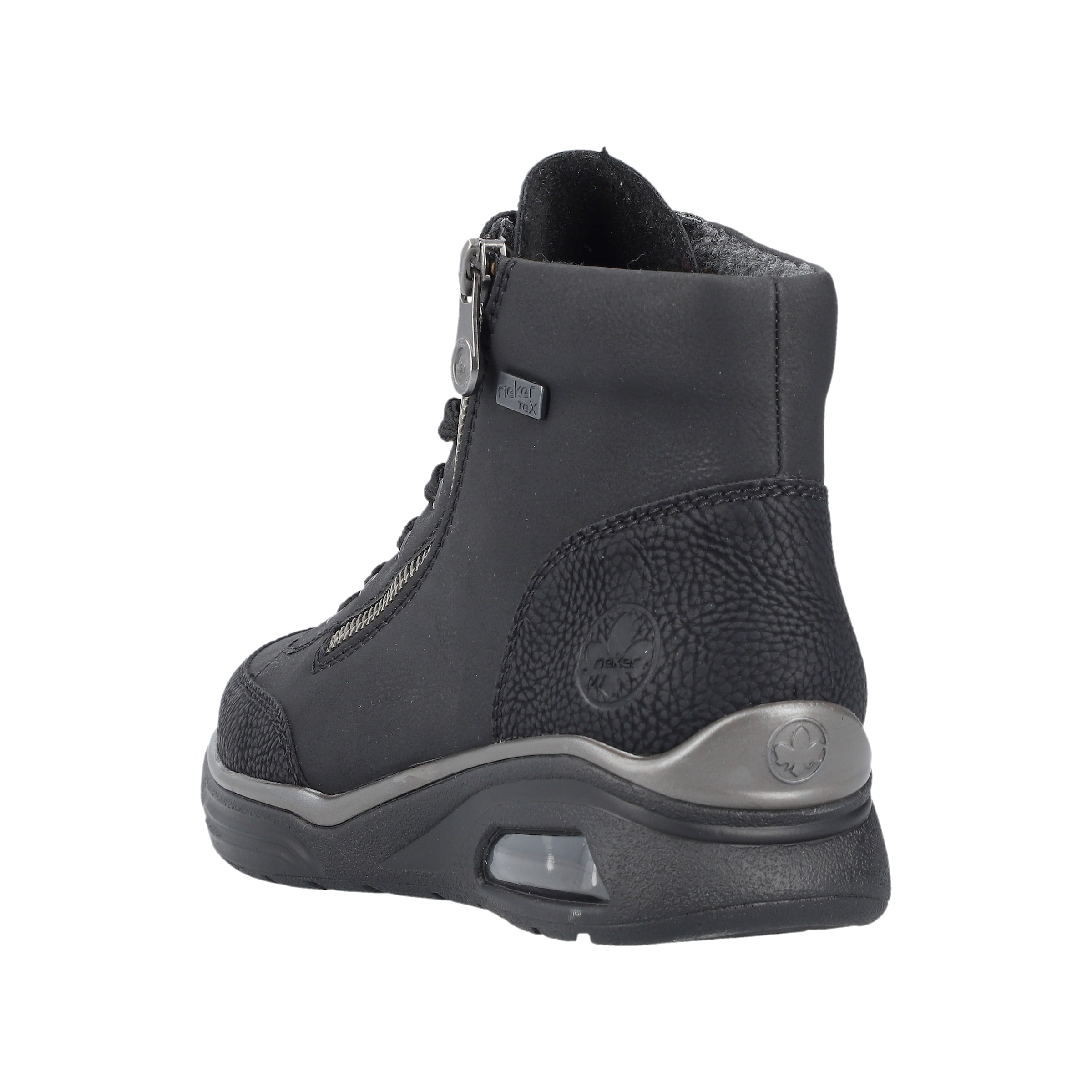 Bottines à lacets Rieker en noir